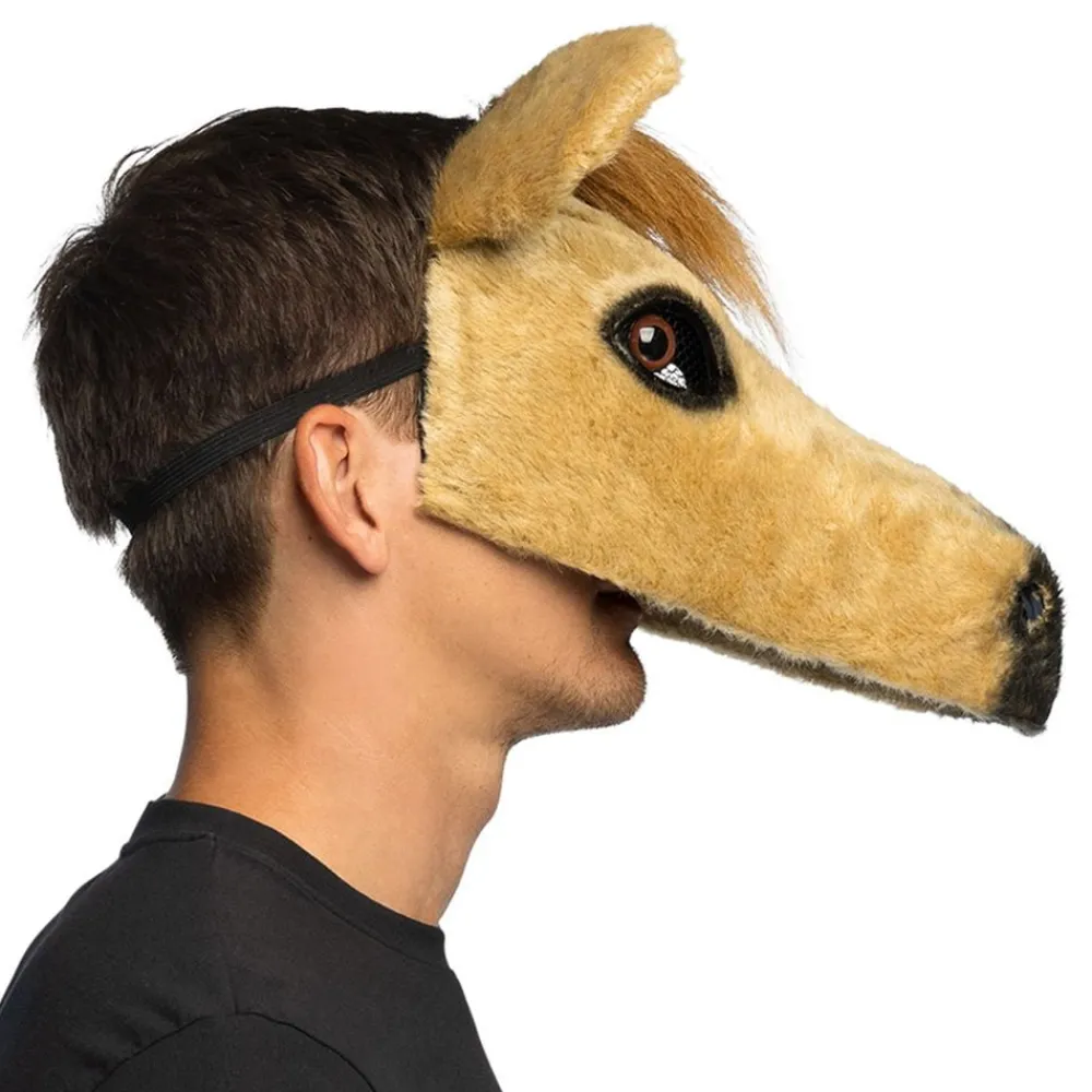Boland Party Partners B.V. Hest Halvmaske - Kostumetema|Masker