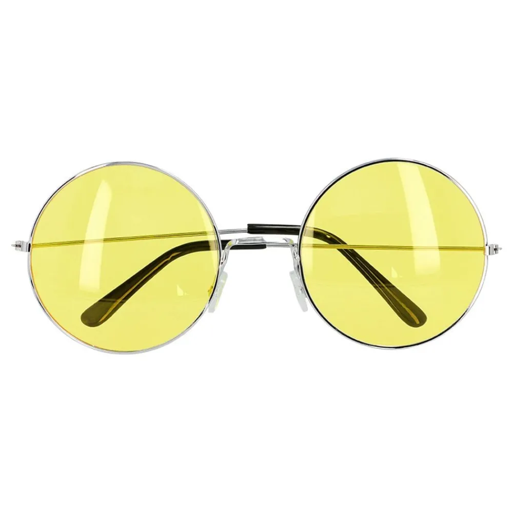 Boland Party Partners B.V. Hippiebriller Store Gule - Tilbehør|Accessories