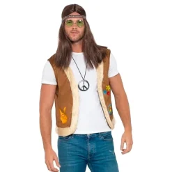Rubies Netherland B.V. Hippie Vest - Tilbehør|Udklædningskostumer