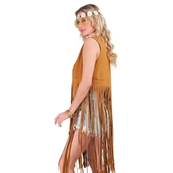 Widmann S.r.l. Hippie Vest med Frynser - Tilbehør|Udklædningskostumer