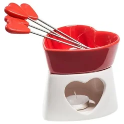 Online Gadget Master sp. z o.o. sp.k. Hjerteformet Fonduesæt