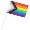 Boland Party Partners B.V. Håndflag i Polyester Pride Progress - Flag