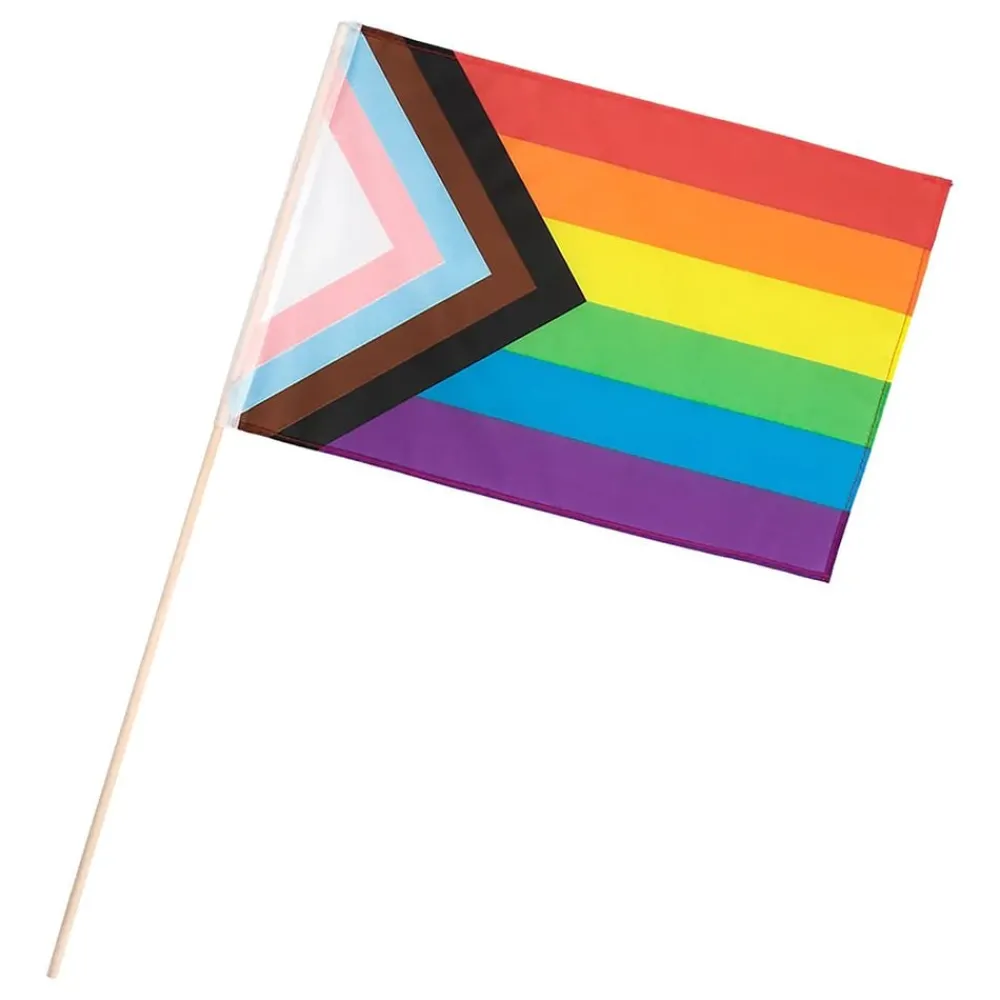 Boland Party Partners B.V. Håndflag i Polyester Pride Progress - Flag