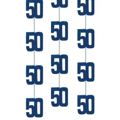 Unique UK Inc t/as Unique Party Hængende Dekorationer 50 Blå - Oppyntning