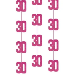Online Unique UK Inc t/as Unique Party Hængende Dekorationer 30 Lyserød