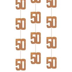 Unique UK Inc t/as Unique Party Hængende Dekorationer 50 Rosaguld - Oppyntning