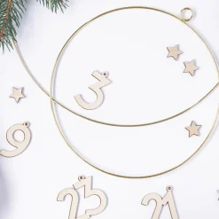 PartyDeco sp. z o.o. Hængende Dekoration Ringe Guld