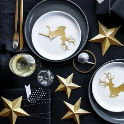 Outlet PartyDeco sp. z o.o. Hængende Dekoration Stjerner Guld