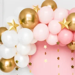 Outlet PartyDeco sp. z o.o. Hængende Dekoration Stjerner Guld