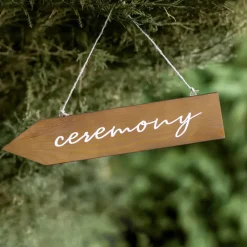 PartyDeco sp. z o.o. Hængende Skilt Ceremoni - Oppyntning|Hjem & Husholdning