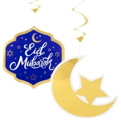 Discount Boland Party Partners B.V. Hængende Swirls Eid Mubarak