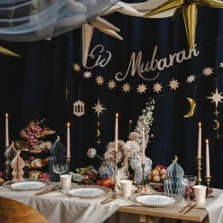 Online PartyDeco sp. z o.o. Honeycombs Eid Mubarak