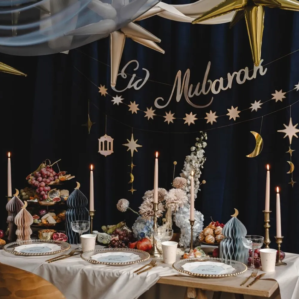 Online PartyDeco sp. z o.o. Honeycombs Eid Mubarak