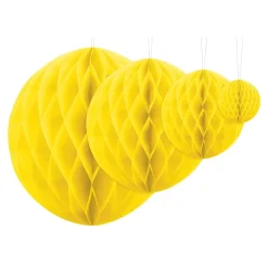 PartyDeco sp. z o.o. Honeycombs Gul Hængende Dekoration