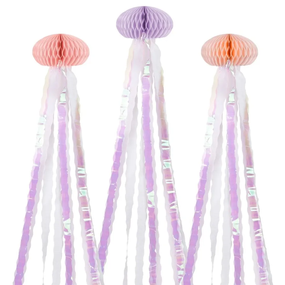 Best PartyDeco sp. z o.o. Honeycombs med Streamers Vandmænd