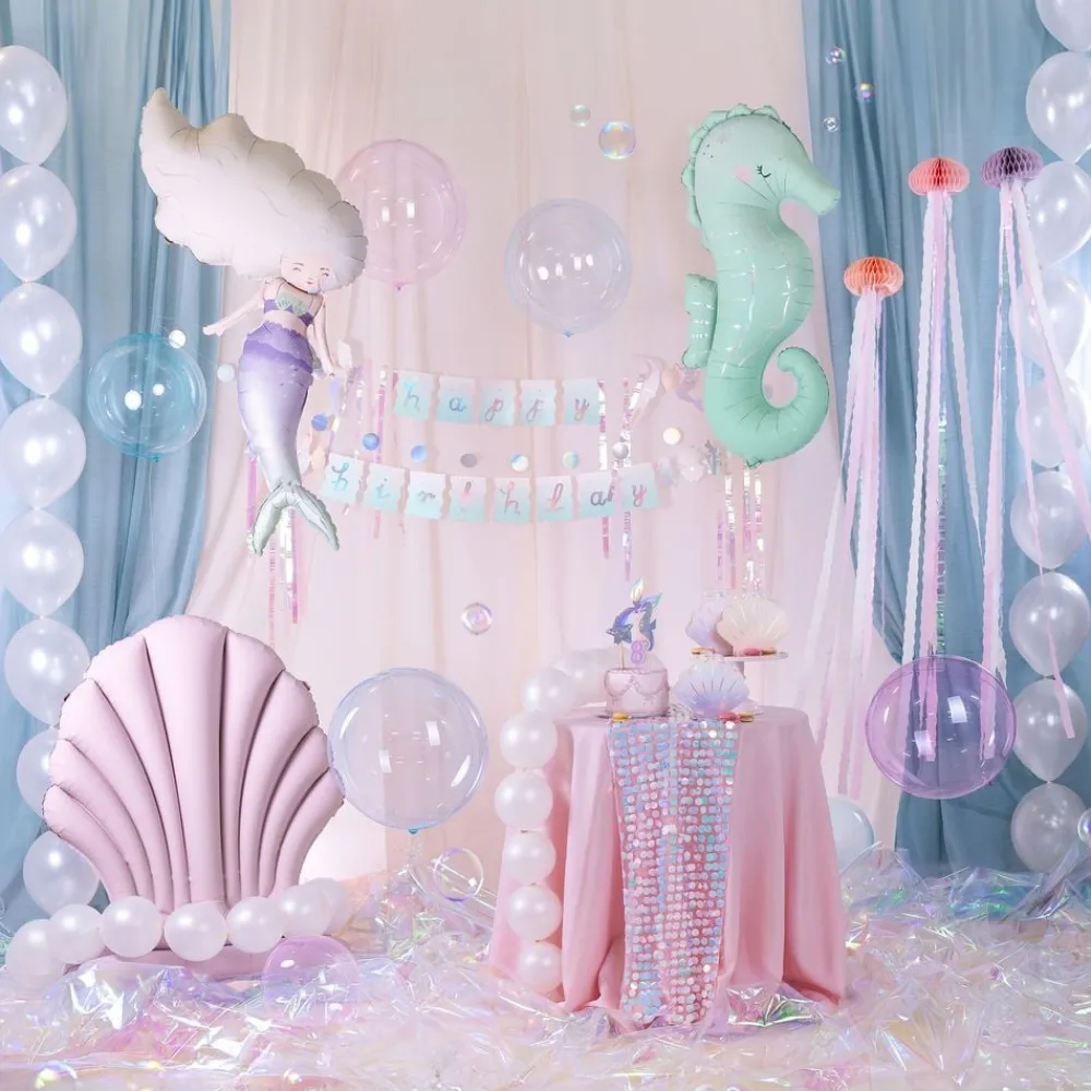 Best PartyDeco sp. z o.o. Honeycombs med Streamers Vandmænd