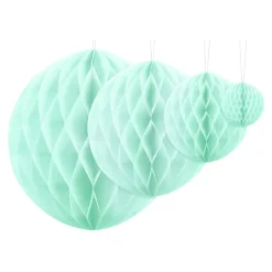 PartyDeco sp. z o.o. Honeycombs Mintgrøn Hængende Dekoration - Oppyntning