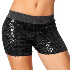 Online Wilbers Karnaval B.V. Hotpants med Sorte Pailletter