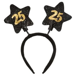 Hisab/Joker Company AB Hårbøjle 25 Birthday Star - Hatte