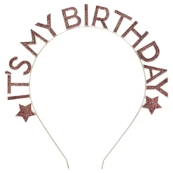 Best CG Global Products Ltd Hårbøjle Happy Birthday Rosaguld i Metal