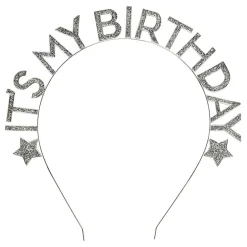 Clearance CG Global Products Ltd Hårbøjle It's My Birthday Sølv i Metal