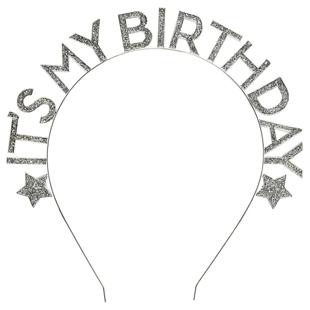 Clearance CG Global Products Ltd Hårbøjle It's My Birthday Sølv i Metal