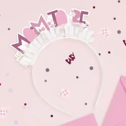 Unique UK Inc t/as Unique Party Hårbøjle Mom To Be Lyserød - Hatte