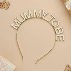 CG Global Products Ltd Hårbøjle Mummy To Be i Metal Hello Little One - Hatte