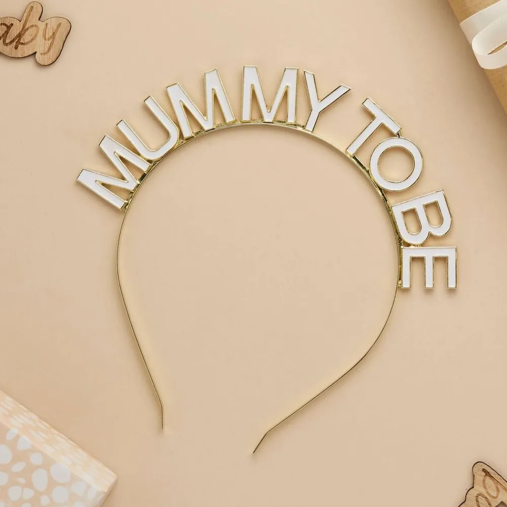 CG Global Products Ltd Hårbøjle Mummy To Be i Metal Hello Little One - Hatte