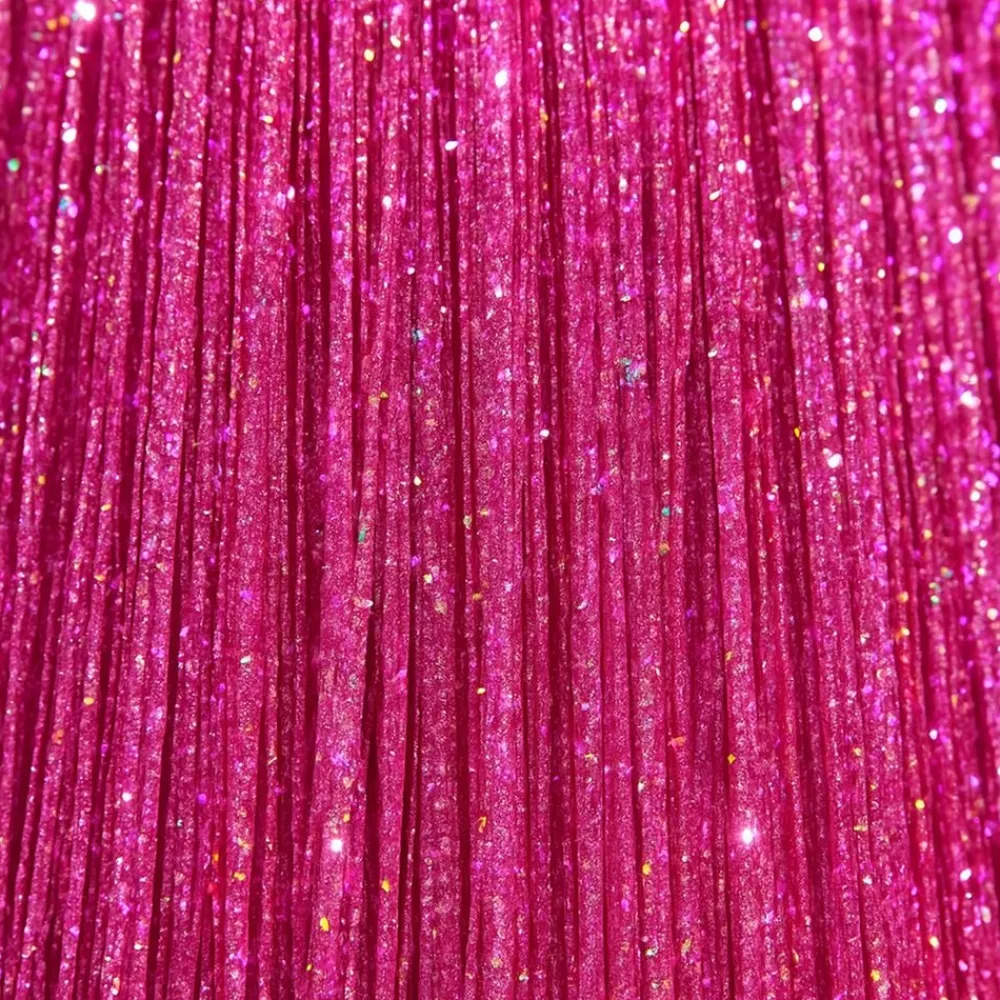 Fiestas Guirca, S.L Hårforlængelse Glitter Lyserød - Parykker