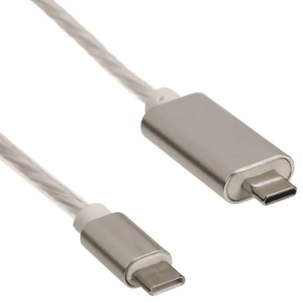 Out of the blue KG Hurtigopladningskabel med LED USB-C