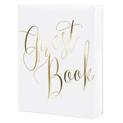 PartyDeco sp. z o.o. Hvid Gästbok Guest Book - Bøger