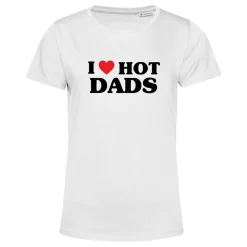 Discount Netshirt Group AB I Love Hot Dads Dame T-shirt