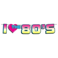 Three Sixty Degrees Ltd I Love The 80's Guirlande - Oppyntning