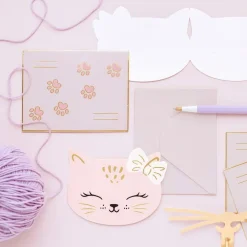 PartyDeco sp. z o.o. Indbydelser Kitty - Hilsningskort