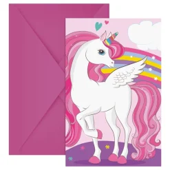Best Globos Europe B.V. Indbydelser Unicorn