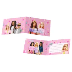 Online Santex Invitationskort Barbie™ Friends