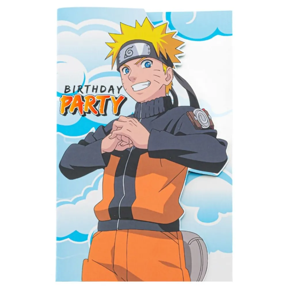 Online CHAKS Invitationskort Naruto Shippuden