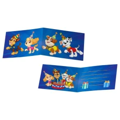 Santex Invitationskort Paw Patrol™ fest - Hilsningskort