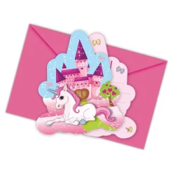 New Globos Europe B.V. Invitationskort Unicorn