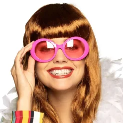 Boland Party Partners B.V. Jackie Briller Neonpink - Tilbehør|Accessories