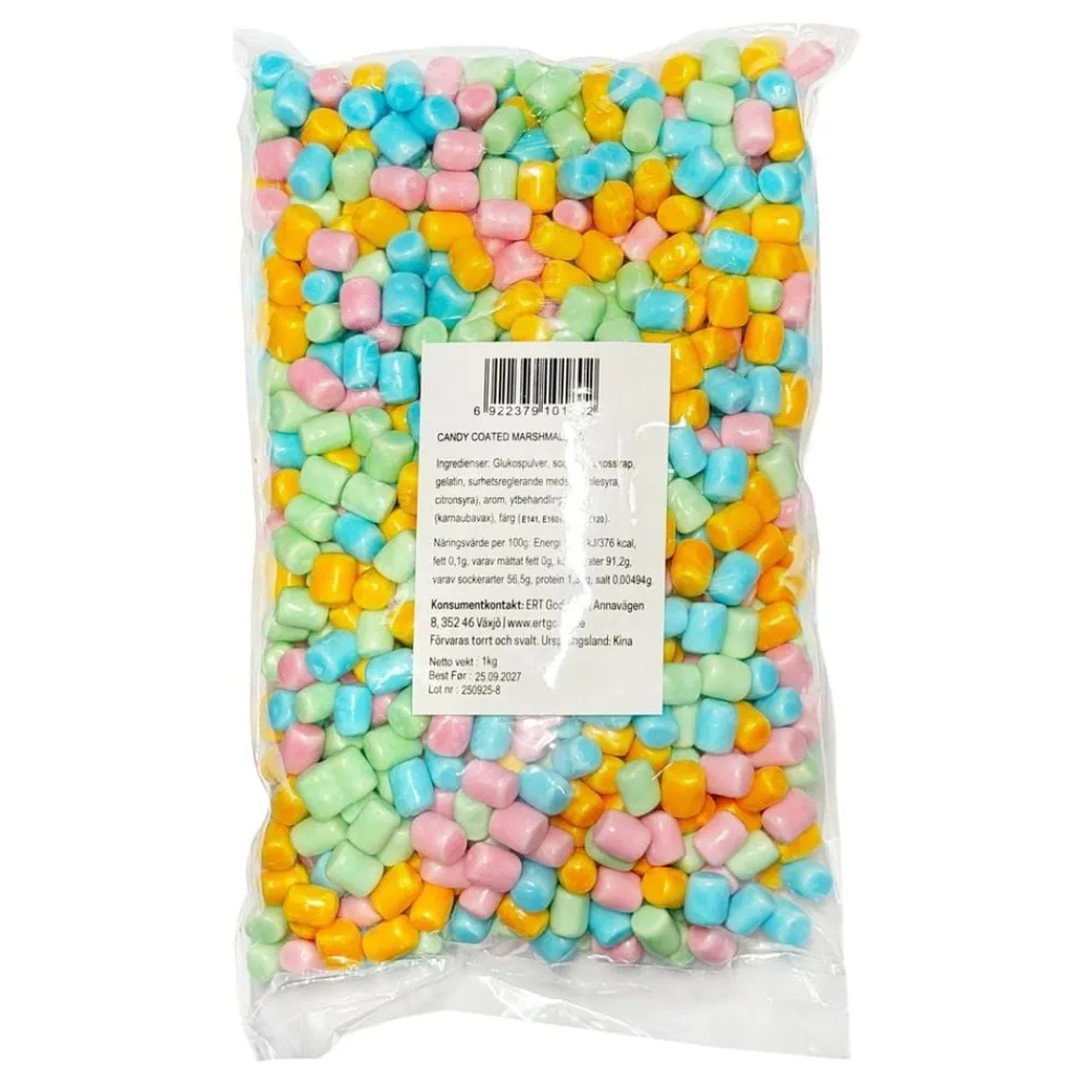 Best ERT Godis AB Jellioo Candy Coated Marshmallow Barell Økonomipakke