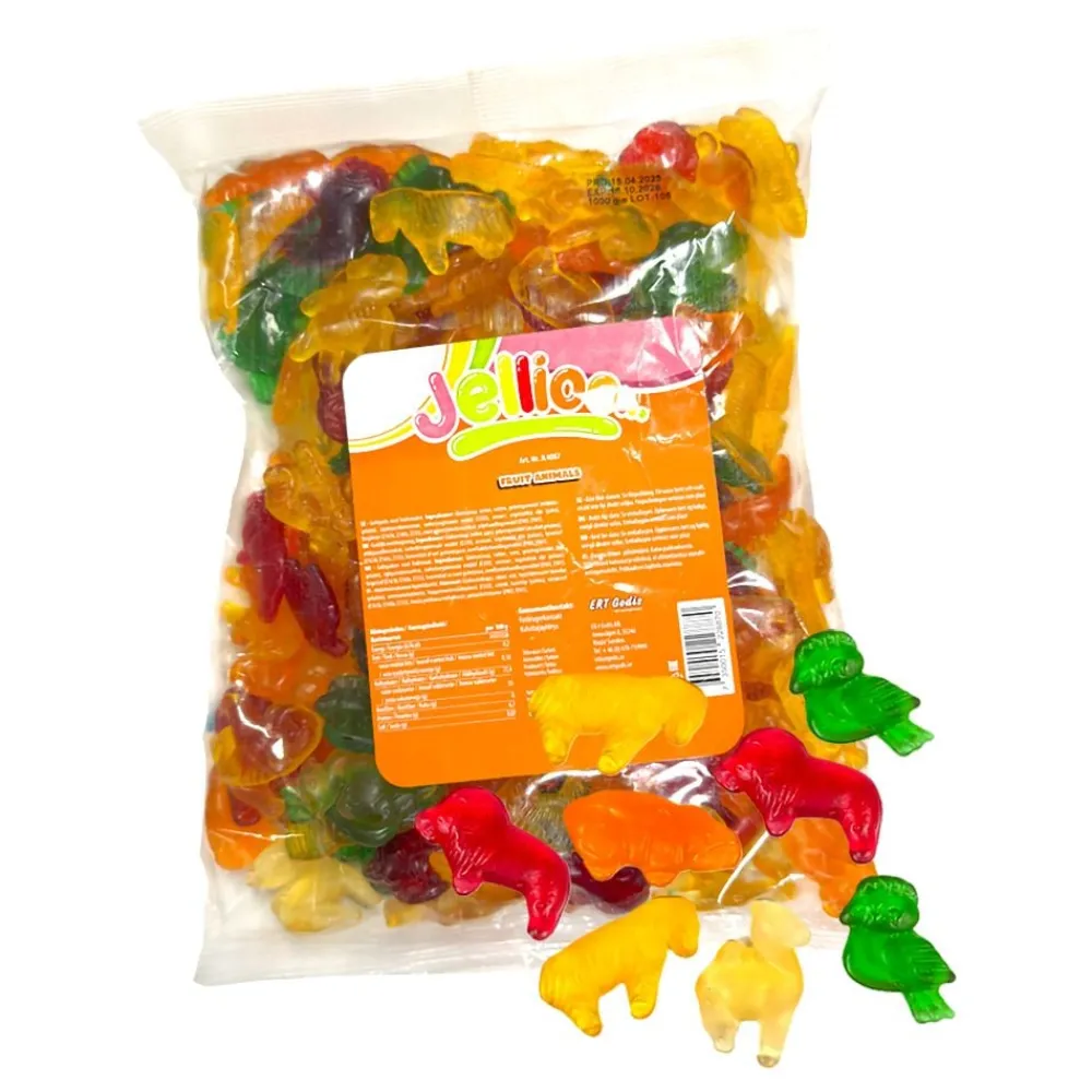 ERT Godis AB Jellioo Fruit Animals Økonomipakke - Slik