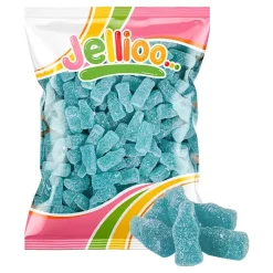 Sale ERT Godis AB Jellioo Sour Gummy Blue Raspberry Bottle Økonomipakke