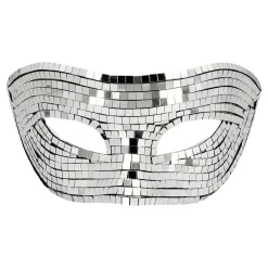 Hisab/Joker Company AB Øjenmaske Disco Sølv - Masker