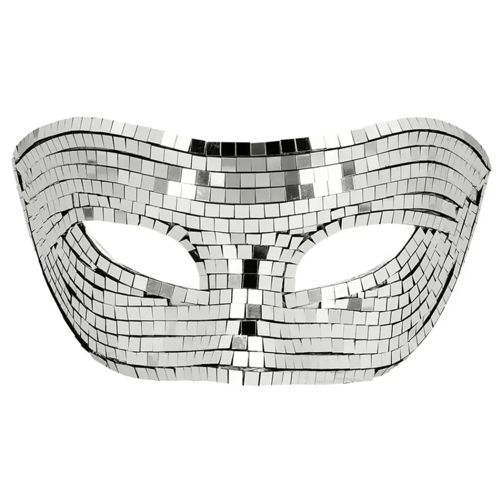 Hisab/Joker Company AB Øjenmaske Disco Sølv - Masker