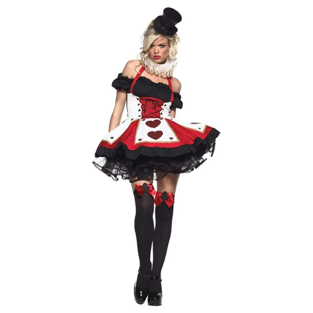 Best Leg Avenue Europe Joker Spillekort Damekostume Deluxe