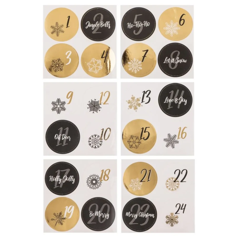 Out of the blue KG Julekalender Æsker Sort/Guld - Hobby & Fritid