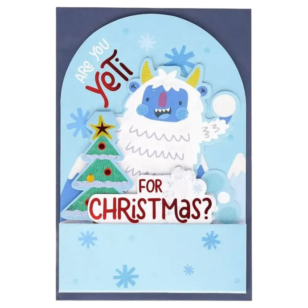 Best Kidek AB Julekort Pop-Up Are You Yeti For Christmas