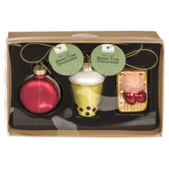 Out of the blue KG Julekugler Bubble Tea Fika - Oppyntning